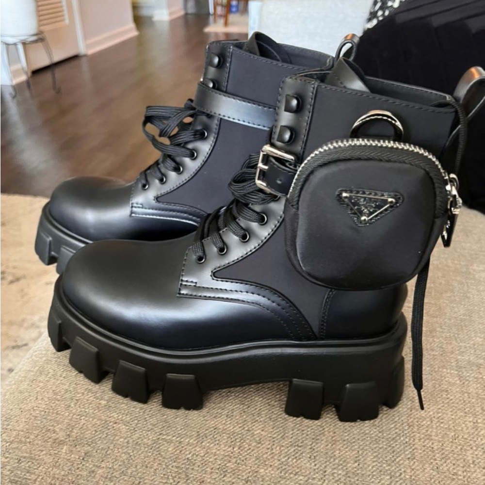 Prada Boots With Pouch